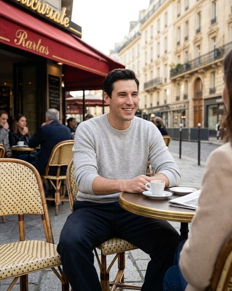 Café style, an example of a DatifyAI photo for OkCupid slot 5